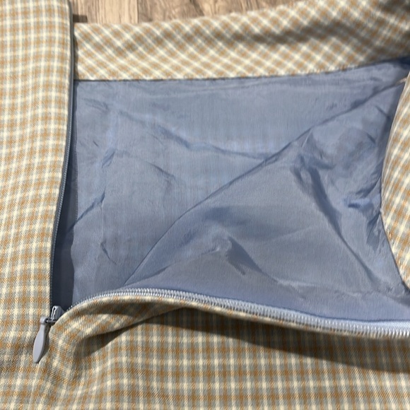 Wilfred classic mini skirt on beige plaid - size 2 - Picture 6 of 11